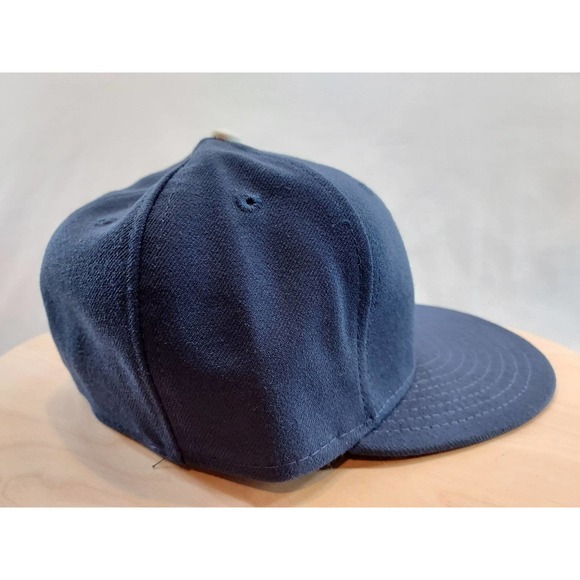 Kansas City Monarchs New Era 59Fifty Fitted Hat Cap Blue KC Negro League Size 7 - Picture 5 of 7